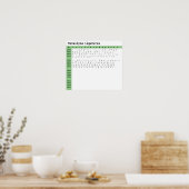 Ligaturen voor Revallyna-lettertype Poster (Keuken)