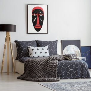 Ligbi Mask Canvas Afdruk