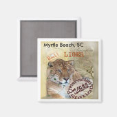 Liger Magnet - Myrtle Beach, SC (Recto/Verso)