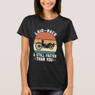 Ligfiets driewieler fiets Liggende driewieler T-shirt