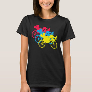 Ligfiets  Retro BMX Rider Rac T-shirt