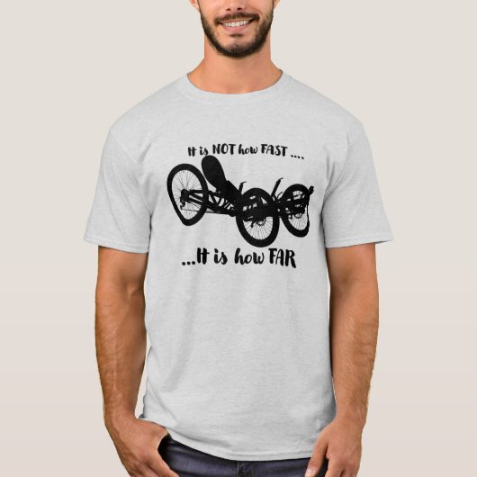 ligfiets t-shirt (Voorkant)