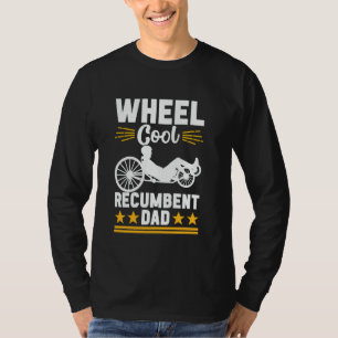 Ligfiets vader fietst op Ligfiets T-shirt