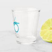 Ligfiets Vector Shot Glass – Fietsen Glas (Rechts)