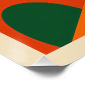 Liggend depot Moderne geometrie Perfect Poster (Hoek)