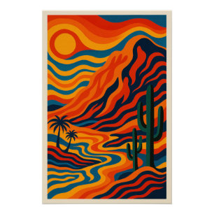 Liggend landschap perfect poster