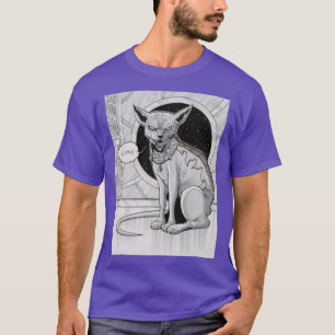 liggende kat saga monster meisje t-shirt