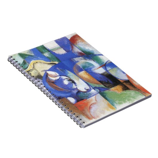 Liggende Stier van Franz Marc, Kunst uit het vroeg Notitieboek (Rechterzijde)