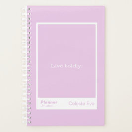 Light Amethyst Purple Block Quote Small Planner