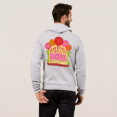 light and bright zip hoodie (Achterkant volledig)