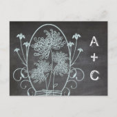 Light Aqua Blue Mason Jar Chalkboard Weddenschap Briefkaart (Voorkant)