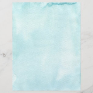 Light Aqua Blue Stationery-papier