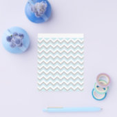 Light Aqua Turquoise Chevron Chic ZigZag Pattern Flyer (Enkel)