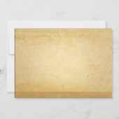 Light Autumn / Herfst Trees Wedding Invitation Kaart (Achterkant)