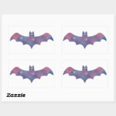 Light Bat Starscape-Sticker Rechthoekige Sticker (Vel)