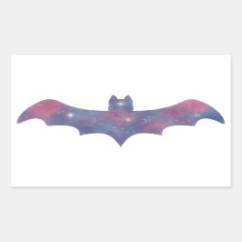 Light Bat Starscape-Sticker Rechthoekige Sticker