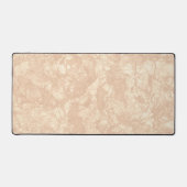 Light Beige Cream Marble Terrazzo Texture Bureaumat (Voorkant)