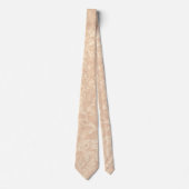 Light Beige Cream Marble Terrazzo Texture Stropdas (Voorkant)