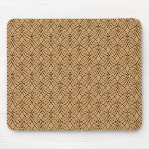Light Beige Metro Retro Mousepad Muismat