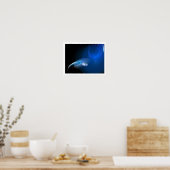 LIGHT BIRD IN BLUE POSTER (Keuken)