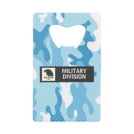 Light Blue Camouflage Polka Dot Pattern (Devant)