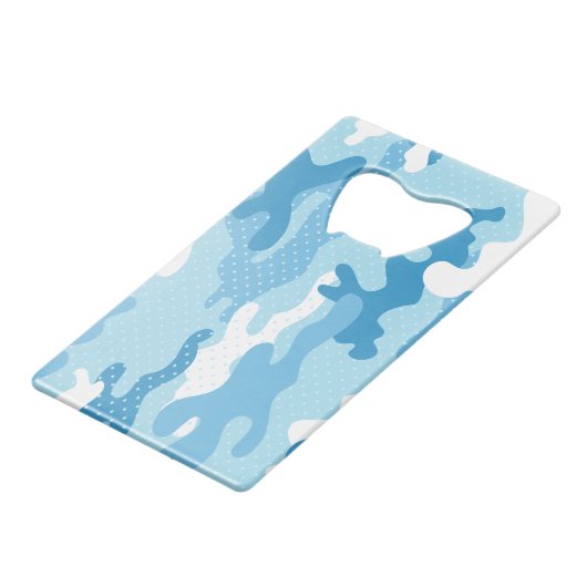 Light Blue Camouflage Polka Dot Pattern (Dos Angle)