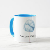 Light Blue Cotton Candy Mok (Voorkant links)