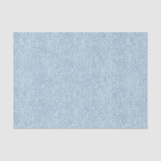 Light Blue Denim Texture Tissuepapier (Voorkant)