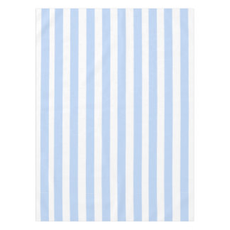 Light Blue en White Stripes Pattern Tafelkleed