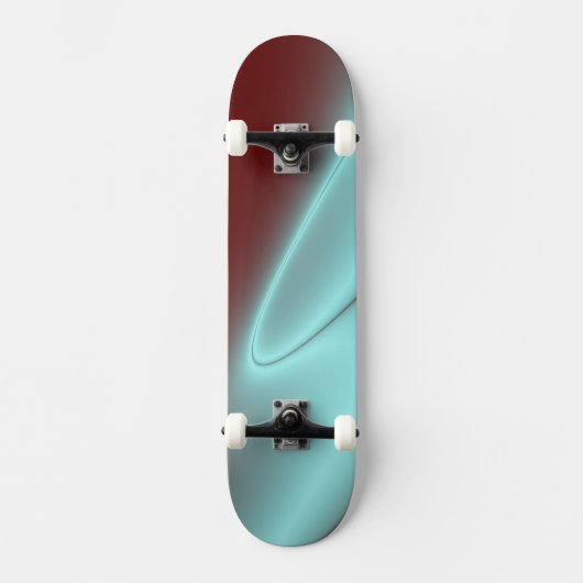 Light Blue Flash Skateboard (Voorkant)