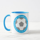 Light Blue – Fresh and Fun Football Dad Mug (Gauche)