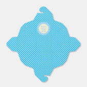 Light Blue Gingham Fancy Bedankdoosjes (Uitgevouwen)