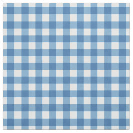 Light Blue Gingham Stof