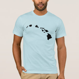 Light Blue Hawaiian Islands T-Shirt