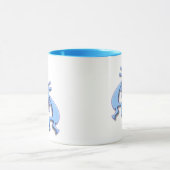 Light Blue Kokopelli Mok (Midden)