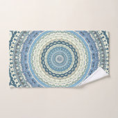 Light Blue Lavender Mandala Bad Handdoek (Handdoek)