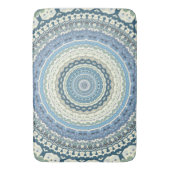Light Blue Lavender Mandala Badmat (Voorkant Verticaal)