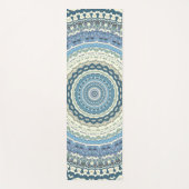 Light Blue Lavender Mandala Yogamat (Voorkant)
