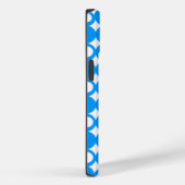 Light Blue Mod Ball-ontwerp met naam Case-Mate iPhone Case (Achterkant / Rechts)