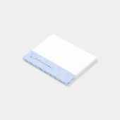 Light Blue Patterated Dental Reminder Post-it® Notes (Schuin)