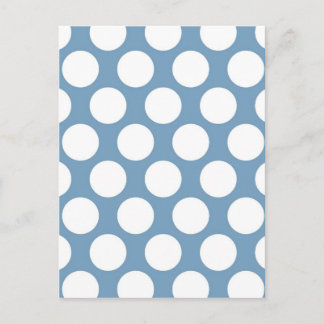 Light Blue Polkadot Briefkaart