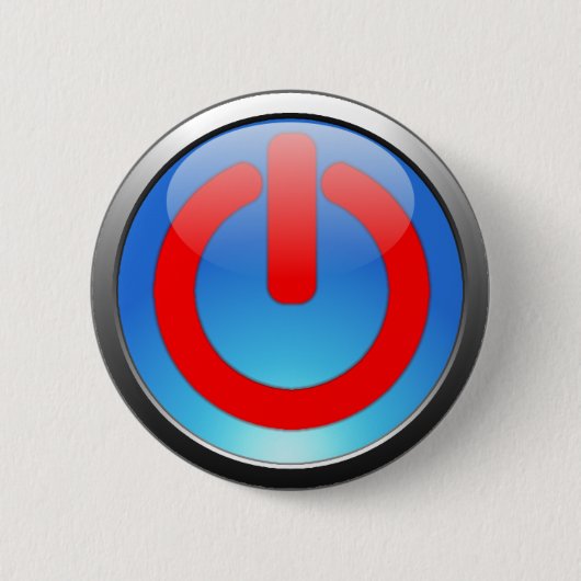 Light Blue Power Button (Voorkant)