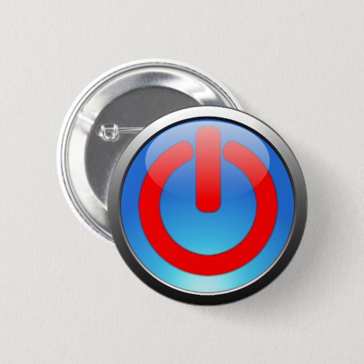 Light Blue Power Button (Voorkant /achterkant)
