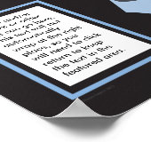 Light Blue Ribbon Fundraising Poster (Hoek)