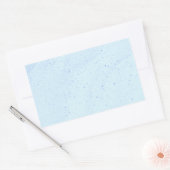 Light Blue Sand Rechthoekige Sticker (Envelop)