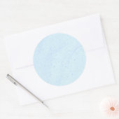 Light Blue Sand Ronde Sticker (Envelop)
