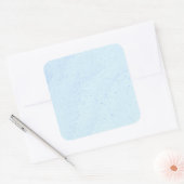Light Blue Sand Vierkante Sticker (Envelop)