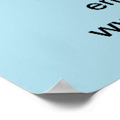 Light Blue St. Patrick's Day Business Sale Poster (Coin)