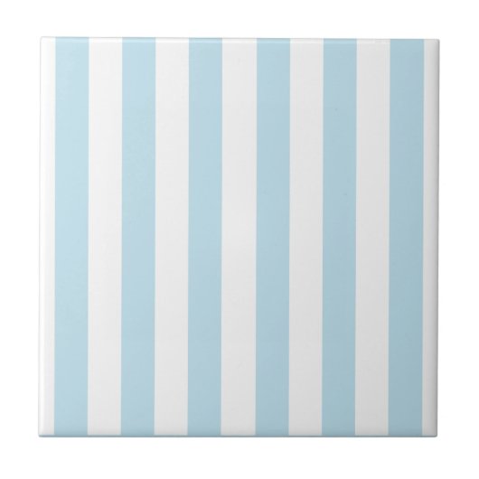 Light Blue Stripes Tegeltje (Voorkant)