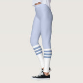 Light Blue Team Tube Sock Leggings (Links)